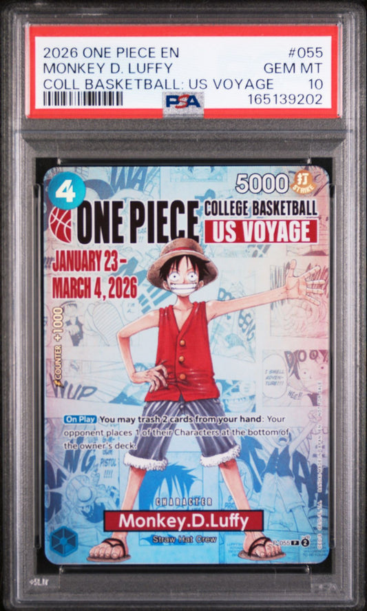 LUFFY BASKETBALL PSA10